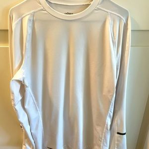 White Athletic Shirt - l/s